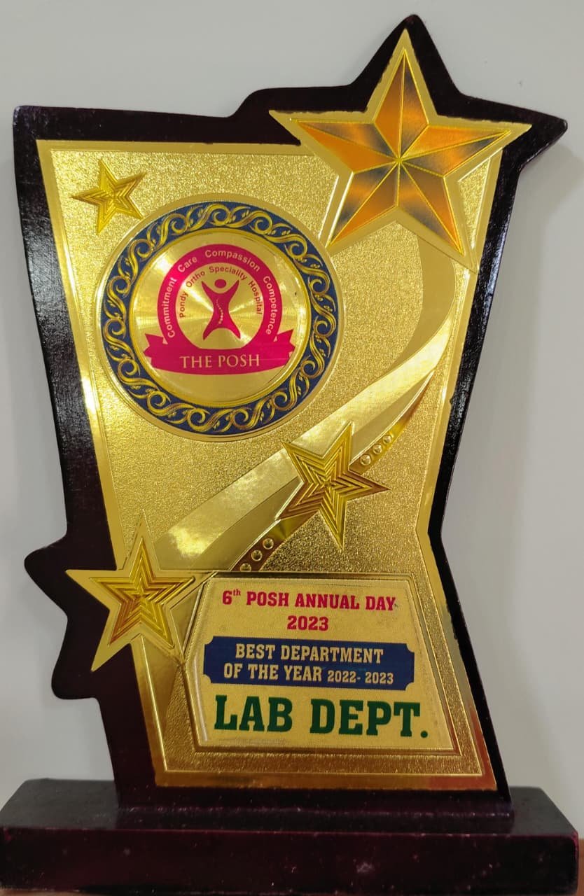 Nursing Department receiving the Best Department Award