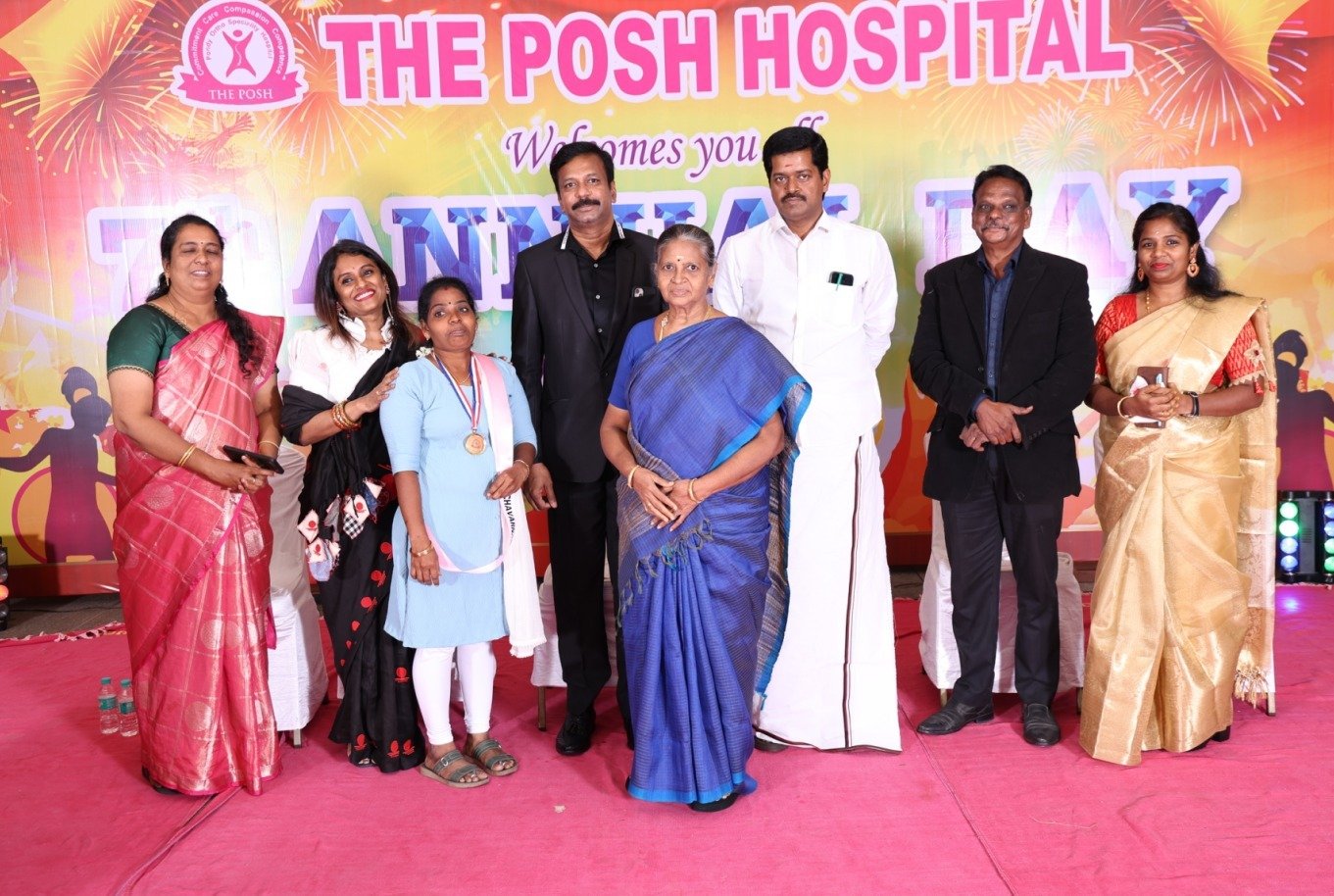 Nursing Department receiving the Shripanjavarnam Award