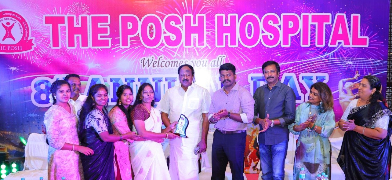 Nursing Department receiving the Best Department Award