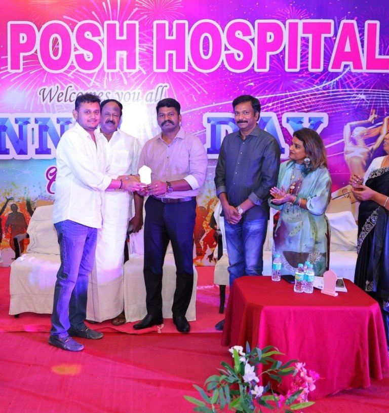 Nursing Department receiving the Shripanjavarnam Award